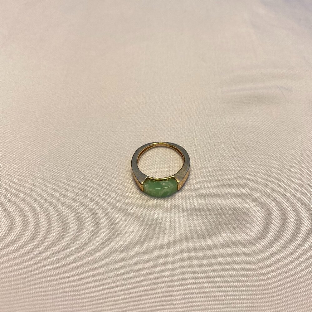 Gold Emerald Ring